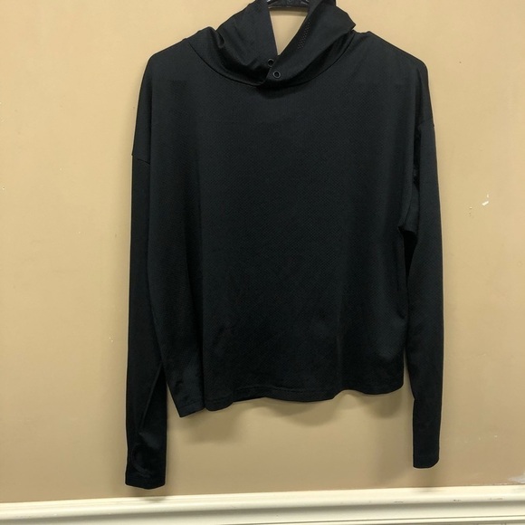 C&C California Hoodie Jersey Black Semi Sheer Mesh - Picture 1 of 7
